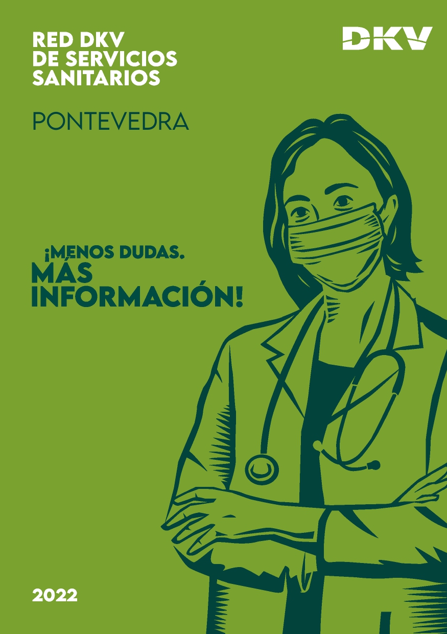 Cuadro Médico DKV Pontevedra 1 Portada del cuadro médico de DKV en Pontevedra 2022.